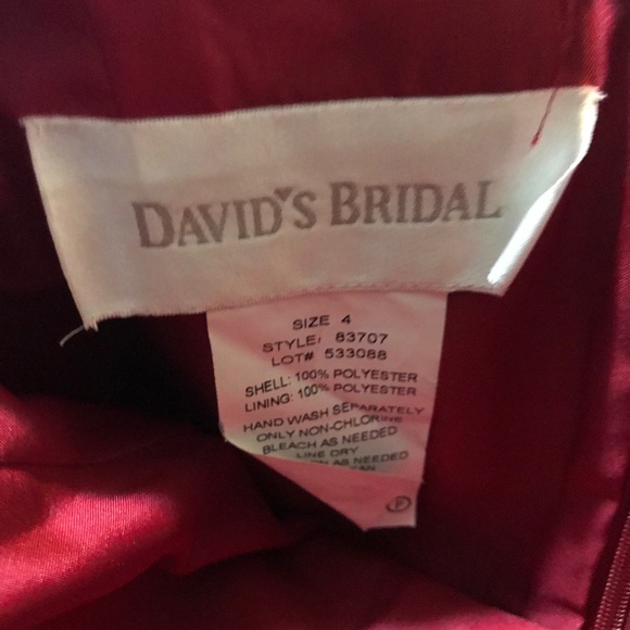 David Bridals Dress - Picture 3 of 3